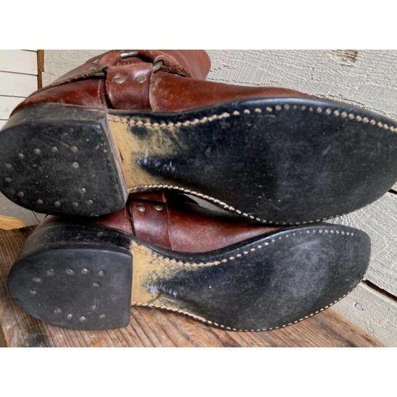 Brown leather boots, mens boots, harness boots - Picture 10 of 10